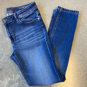 DL 1961 jeans Florence size 30 skinny mid-rise ankle